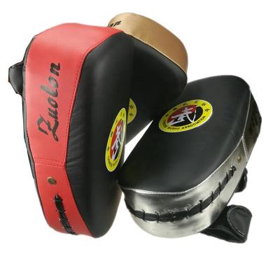 China Taekwondo Sanda Punch Muttahida Majlis-e-Amal Leather Thai Foot Target Pad Martial Arts Training PU Muay PU Kickboxing Pads for sale