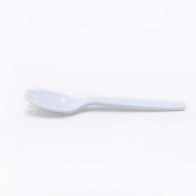 China Food Grade Best Selling Disposable Plastic Sporks For Cake Dessert Ice Cream Food Grade PP Fork Spoon Spork for sale