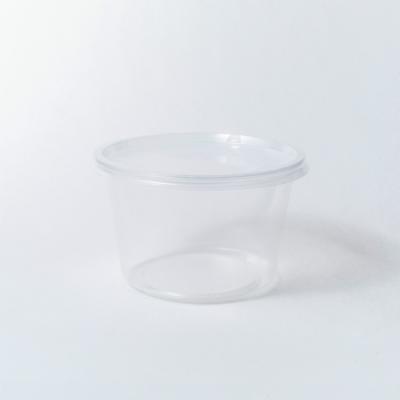 China PP Multifunctional Disposable Clear Food Grade Pet Thermoforming Plastic Grocery Container Round 16 Ounce for sale