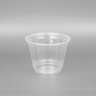 China 250ml Biodegradable Transparent Clear Clear Disposable Plastic Drink Cup 9oz 48x39x34cm for sale