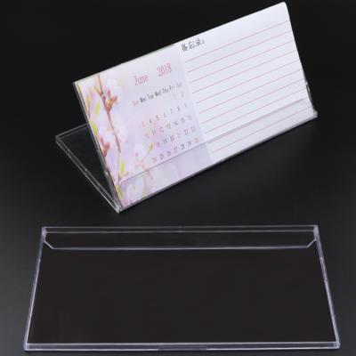 China Table Calendar YUZMEI Hot Selling Calendar Cases Desk CD Desk Calendars Jewelry Box Triangle Calendar Easel Large for sale