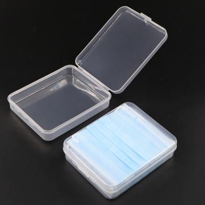 China Recycled Disposable PP Materials Face Masks Boxes Child Face Mask Face Mask Holder Case for sale