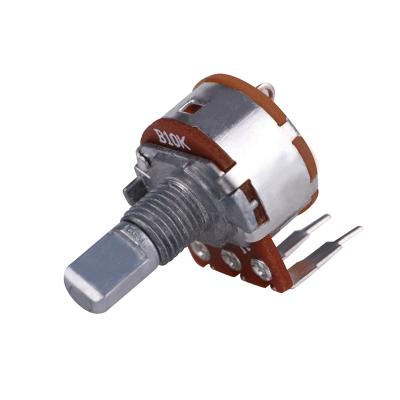 China WH161NSK12 Carbon Rotary Potentiometer 10k 20k Volume Control Potentiometer WH161NSK12 for sale