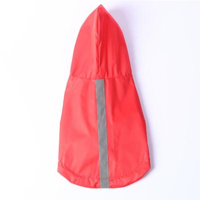 China Windproof Pet Raincoat Summer Reflective Luxury Pet Viable Waterproof Night Raincoat for sale