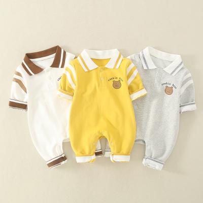 China Manufacturer Wholesale Clothes Romper 100% Organic Cotton Baby Rompers Fabric Breathe Freely Soft for sale