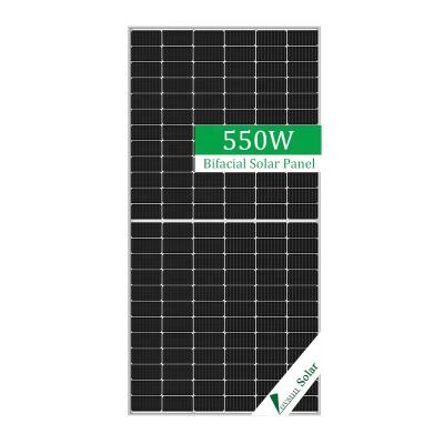 China Class A Lovsun Solar Panel 182MM 530w 540w 550w Monocrystalline Solar PV Module For Solar Power System for sale