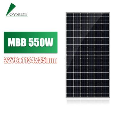 China Class A High Quality Monocrystalline Lovsun 540w 545w 550w PV Module for sale