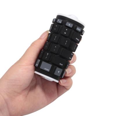 China Wireless Keyboard Waterproof Foldable Roll Up Soft Silicone Soft Silicone Flexible Keyboards 87key Waterproof Foldable Roll Up For Phone For Tablet for sale