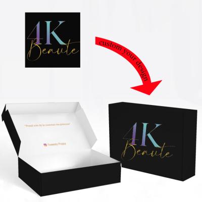 China Business& Buying Luxury Hair Packaging Boxes Custom Logo Gift Paper Boxes Wholesale For Wig Bundle Packaging for sale