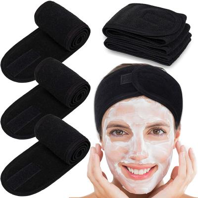 China Environmental Friendly Wholesale Velvet Spa Headbands Luxury Skin Care Spa for sale