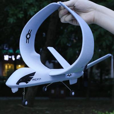 China 2.4G 2CH Mode 2.4G 2CH EPP DIY Drone Headless Glider Large RTF Foam RC Aircraft Toy Glider Plane With Camera For Kids for sale