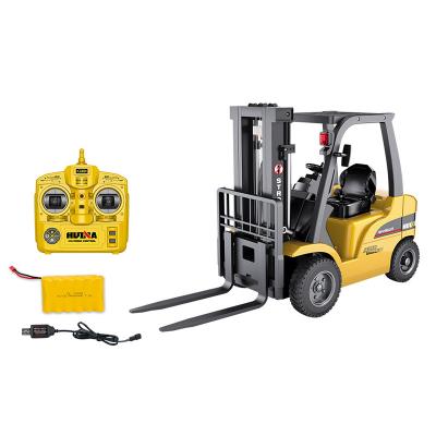 China RC hobby 1:10 2.4G remoto control model 8 function toy rc die casting forklift for sale