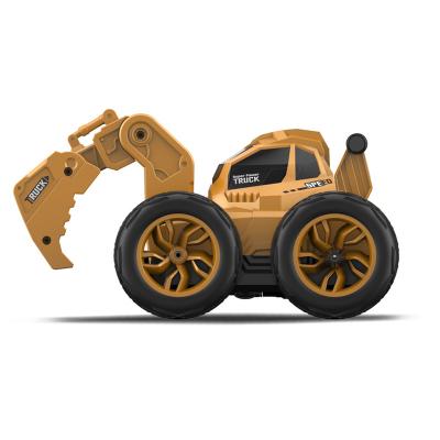 China Auto-Demo 360 Rotate 1:28 Scale 4WD 20mins Play Time 40M Distance Excavator Radio Control Car Toy For Boys Gift for sale