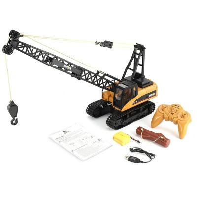 China RC 1/14 Hobby 1572 15CH Alloy Alloy Tower Cranes Movable Lattice Mechanical Truck Toy Car With Sound & Light Scale Boom Hook for sale