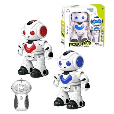 China Toy Small 4ch infrared radio control robot battery operated music funtion dance robot toy for kids for sale