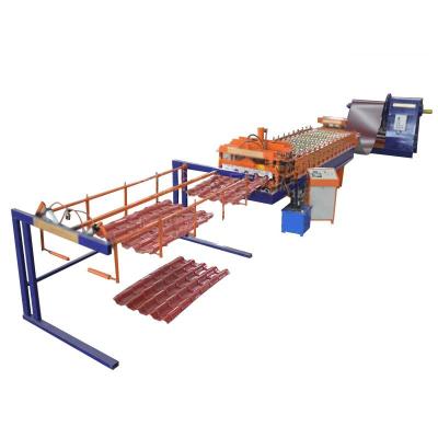 China Roof Tile Panel Roof Sheet Making Roll Forming Machine Metal Roll Forming Machine Roof Metal Roofing Roll Forming Machine for sale