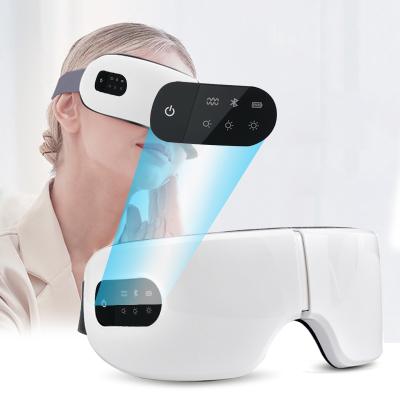 China EYE 2021 New Products Tool Heat Vibrating Foldable Eyes Care Rechargeable Eye Massager for sale