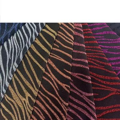 China Metallic High quality lurex fabric new design metallic  poly lurex jacquard knit dyeing fabric for fancy garments Item No.LX2022A051 for sale