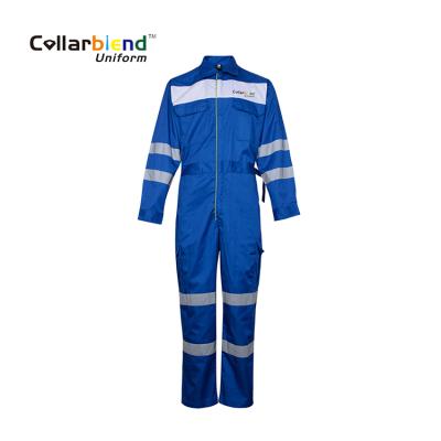 China Wholesale Workwear OEM Polyester Cotton Blue Industrial Mechanic Cargo Pants For Men for sale