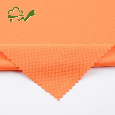 China Factory Supply Dry Fit Cheap Ready Stock 75D/36F Interlock Knit Mesh Bird's Eye Pique Fabric For T Shirts for sale