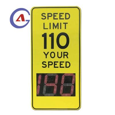 China Safety Caution Sign Factory price Variable Measuring Radar Speed Limit Display Board Led Solar Rader Speed Sign for sale