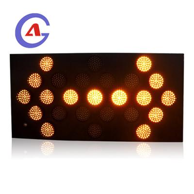 China Roadway Safety Signs high brightness amber flashing vehicle mounted arrow board led lamp for sale