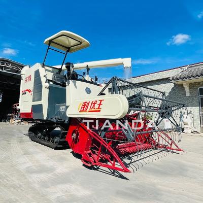 China Rice Harvesting Machinery Rice Equipment Harvester Machine Paddy Mud for sale