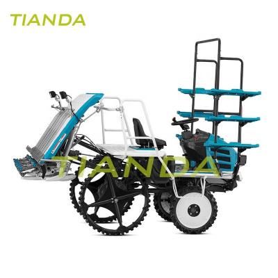 China Easy Operation 4 Row Rice Transplanter Spare Parts Rice Planting Machine Manual Rice Transplanter for sale