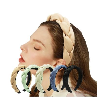 China HCArtware Fabric Knotted Headband For Women Fashion Braid Knot Hair Band Ladies Hair Accessories Wholesale for sale