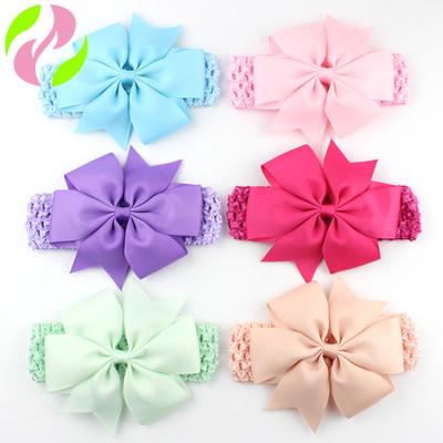 China High Quality Eco-friendly Popular Baby Style Accessories Large Ribbon Headband Hair Accessories For Woman for sale