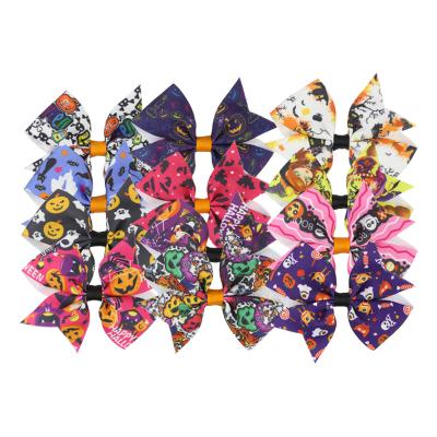 China Eco-friendly Cheap Wholesale Multi Style Halloween Kids Hair Clips Accessories Hair Bows Hairpin for sale