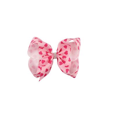 China Newest Hair Clips Hair Product Bow Hair Clip Baby Hair Clips Eco-friendly Ribbon 6 Inch Kids Big New for sale