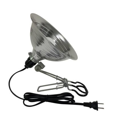 China Hotel 150W clamp lamp /light with heavy duty aluminum shade, 6ft SPT-2 power cord for sale