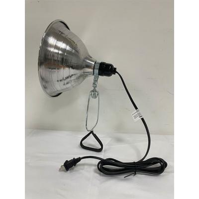 China Home.hotel.indoor Lighting 8.5inches Clamp Light with Detachable Lampshade, 150-Watt, 18/2 6ft Cord with Polarized Plug for sale