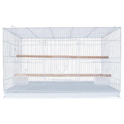 China Breathable Wholesale Drop Shipping High Quality Large Solid Steel Breeding Bird Cages for sale