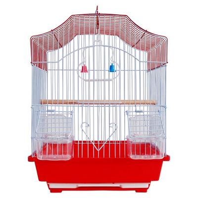 China Factory Breathable Supplies Fashion Stainless Steel Parrot Fancy Bird Cage Wholesale for sale