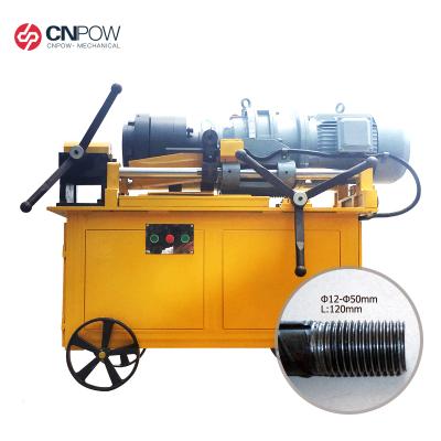 China High Speed ​​Mechanical Rebar Splicing Machine 12mm-50mm Pipe Nail Rebar Hydraulic Rolling Threading Machine for sale