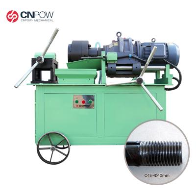 China Mechanical Rebar Splicing Machine 16-40mm Threading Machine For Yarn Rod for sale