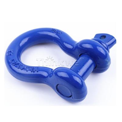 China High Quality Forged Black Parts Connecting Carbon Steel Tow Trailer D Ring Shackle Hitch Receiver for sale