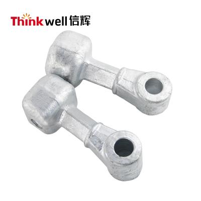 China Fastener Chains Hot Selling Hardware Electric Overhead Line Ball Power Fittings Horn Holder Eye Type for sale