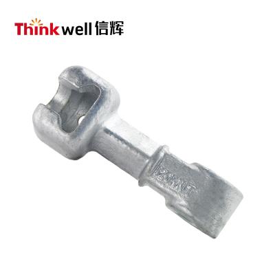 China Bracing Chains Hardware Hot Dip Galvanized Carbon Steel Parallel Type Ball Eye For Electric Power Fitting for sale