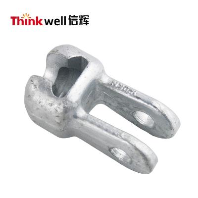 China Attaching Chains Forged Extension Rings Clevis Steel Hot Galvanized Electric Power Fitting Ball Eyes for sale