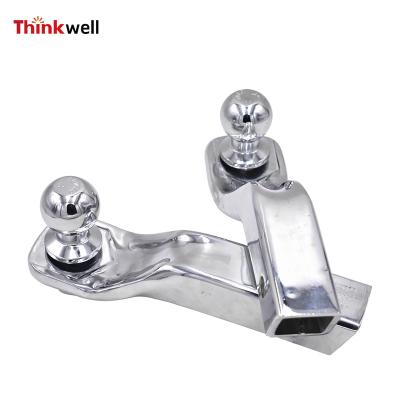 China Heavy Duty Hot Forging 50Mm Giant Chromeplate Trailertow Parts Stainless Steel Hitch Ball Coupler for sale