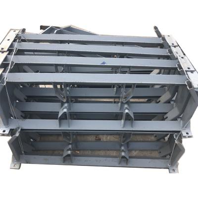 China Industry Belt Conveyor Parts Steel Troughing Roller Frame For Material Handling Bulk Conveyor Idler for sale