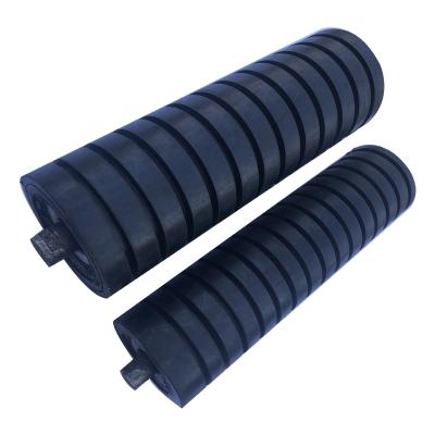 China Black Industry Transport Idler Used For Conveyor System for sale