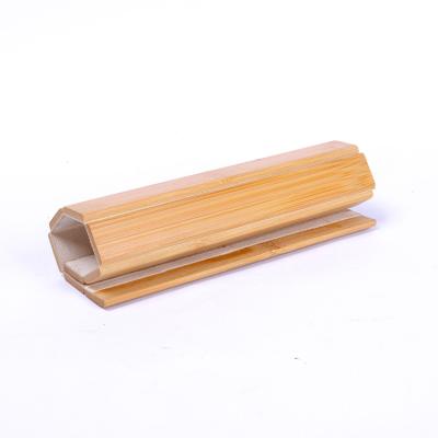 China Sustainable Wooden Bamboo Tray Square Foldable Bamboo Coaster For Sofa for sale