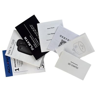 China Factory Business Directly Printing Manual Booklet Product Instruction Watch Custom Booklet for sale