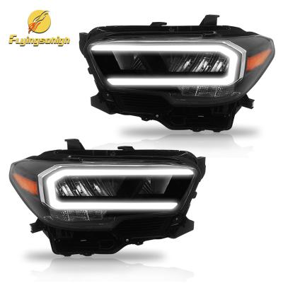 China AUTO INDUSTRY CAR HEAD LampCAR BODY KITS HEADLAMP HEADLIGHT SEA POINT APPROVED FOR TOYOTA TACOMA 2016-2018 for sale