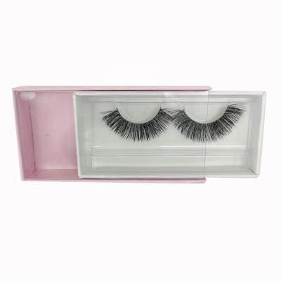 China Wholesale Natural Mink Eyelashes Natural Private Lashes Customized Long Packaging Boxes for sale