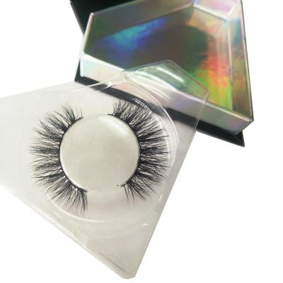 China Natural Various Design Long Fake Mink Eyelashes 7d Individual False Mink Lashes With Customized Packaging Boxes for sale